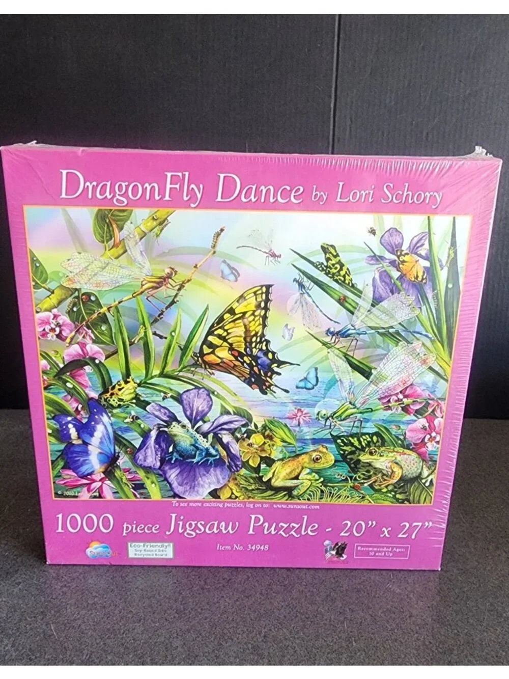 SunsOut Dragonfly Dance 1000 Piece Jigsaw Puzzle Lori Schory Nature Wildlife...